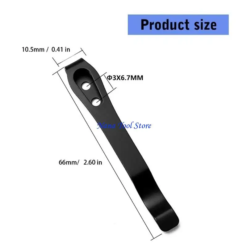 31GJ Reinforced Metal Belt Clip For Gear Tool Organization Tacticals Accessories