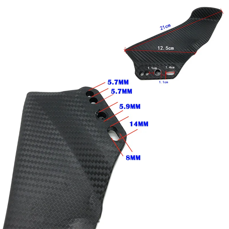 Applicable To Qianjiang Spring Breeze Competition600 350 250250sr  Modification Accessories Rearview Mirror Spoiler