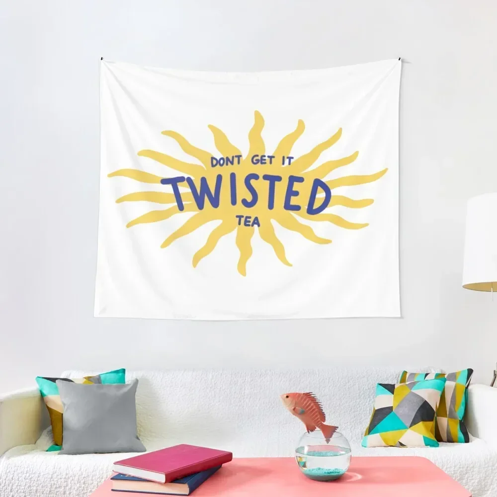 

Don't Get It Twisted Tea Tapestry Outdoor Decoration Decorations For Room Funny Things To Decorate The Room Tapestry