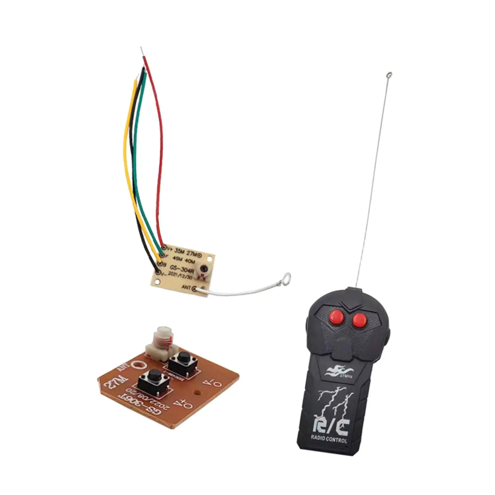 

Electronics Receiver RC Module Set Dual Channel Receiver Board Kits Remote
