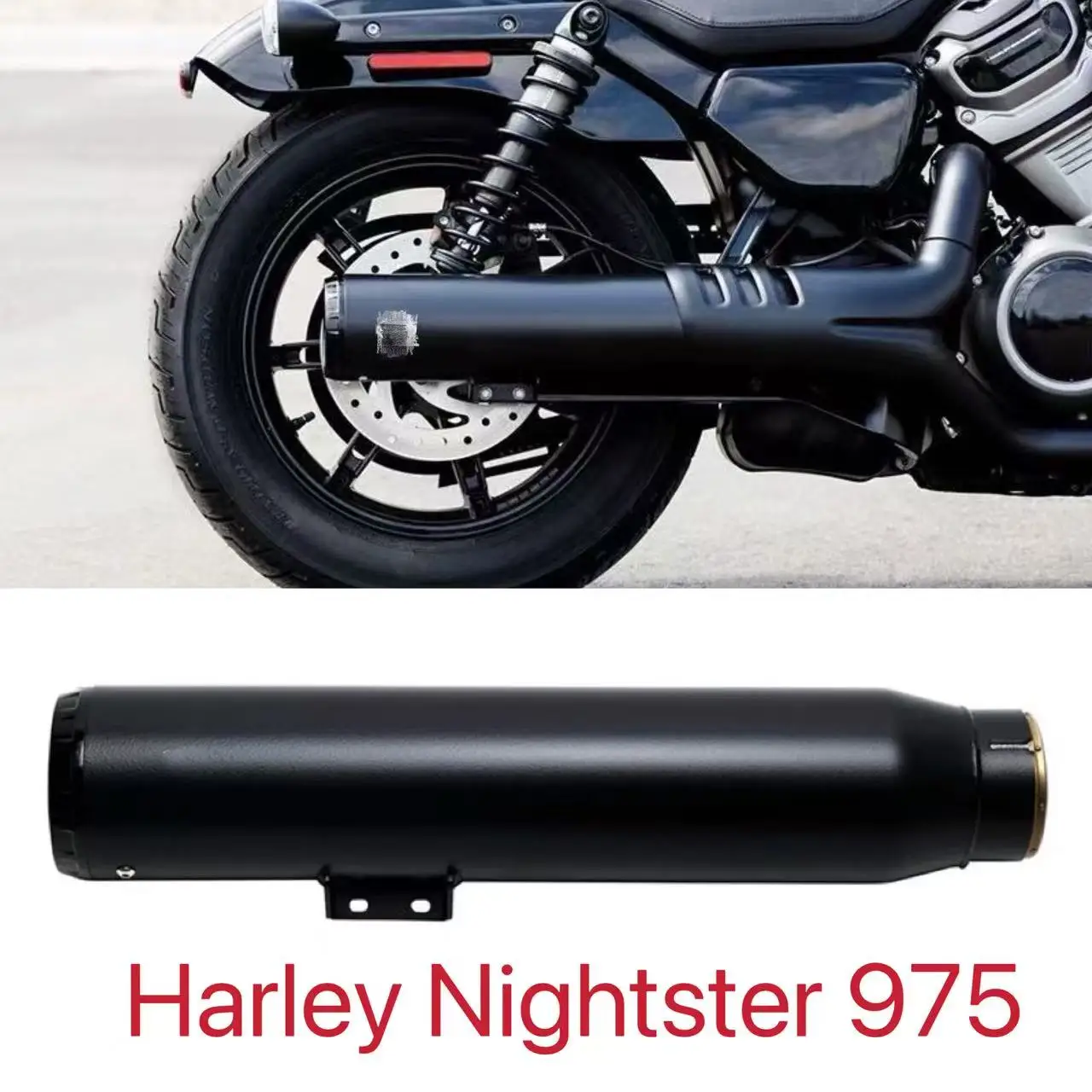 

Motorcycle Slip-On Exhaust System Muffler Pipe For Harley Nightster 975 RH975 RH975S 975 Special RH 975 975S Accessories Parts