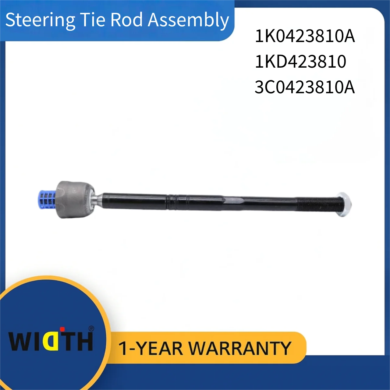

1K0423810A 1KD423810 3C0423810A Steering Tie Rod Assembly for Volkswagen Golf Jetta Audi A3 Skoda Octavia Seat Leon 2004-2016