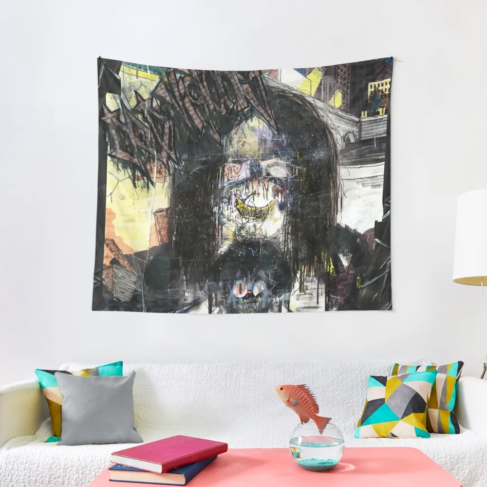 Bladee Cold Visions Tapestry Art Mural Wall Deco Living Room Decoration Tapestry