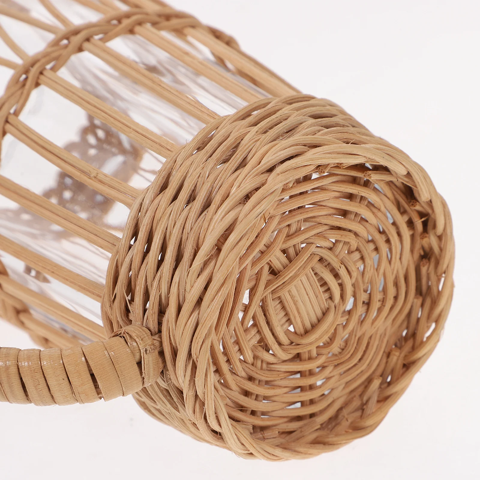 

Premium Rattan Woven Glass Cup Attractive Design Encourages Hydration Perfect Gift for Reluctant Drinkers Water Glass