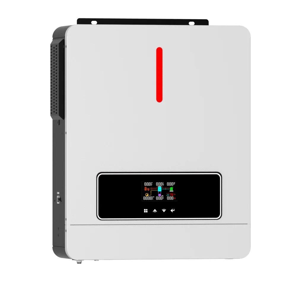 ECO-4.2KW/6.2kw Pure Sine To AC Hybrid Inverter RS485 / RS232 MPPT 160A Single PV Dual Mobile WIFI Control All Batteries