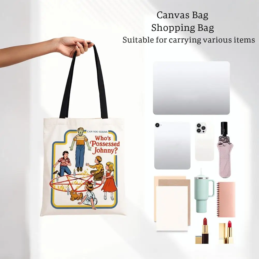Artist Art Steven Rhodes Storage Bags Lightweight Printed Canvas Bag Portable Daily Shopping Shoulder Bag