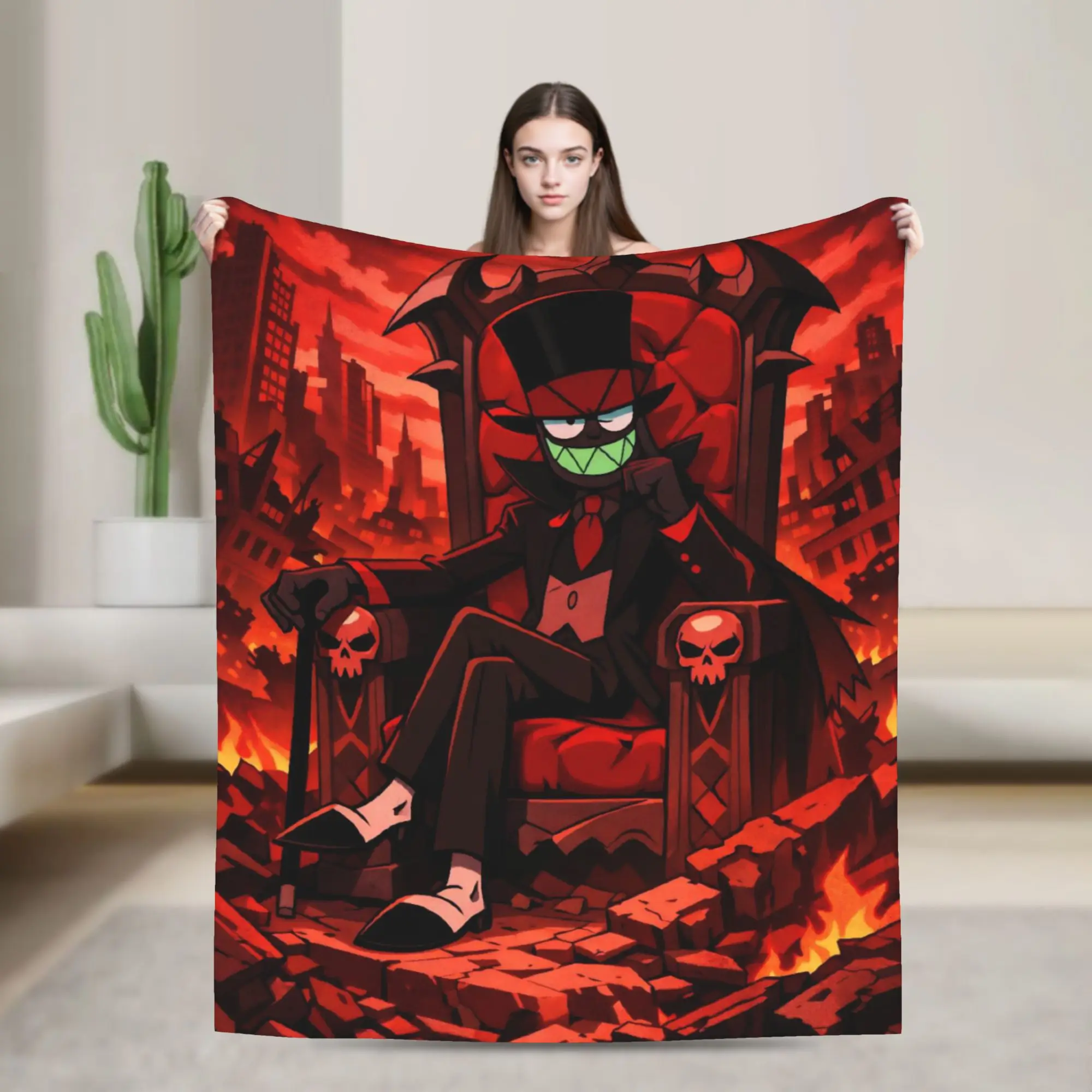 Villainous Comdy Blanket Cozy Soft  Throw Blankets for Couch 50x60 Inch Multi-size Quilt