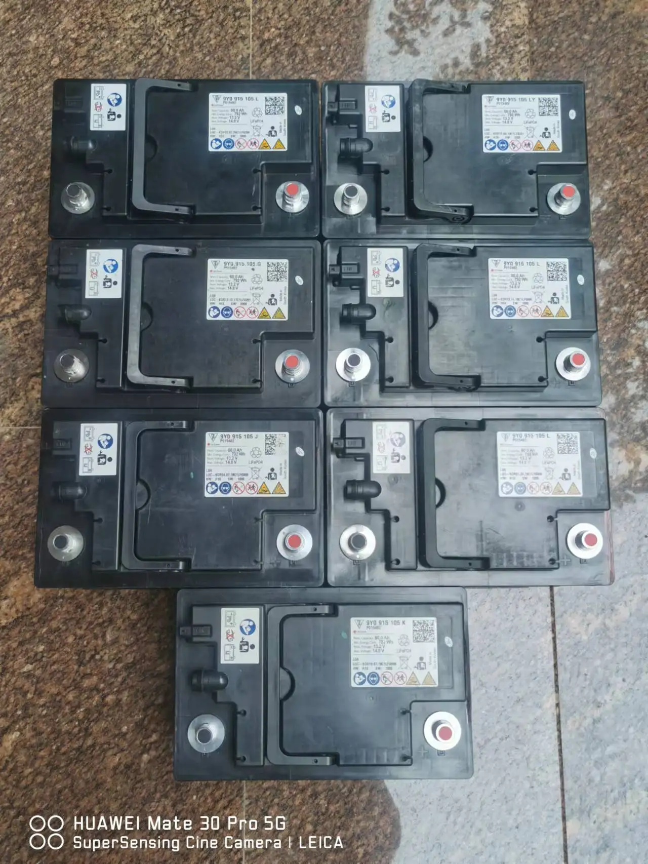 new energy 12V lithium battery 9Y0 915 105 L 60AH 792 TEST is normal