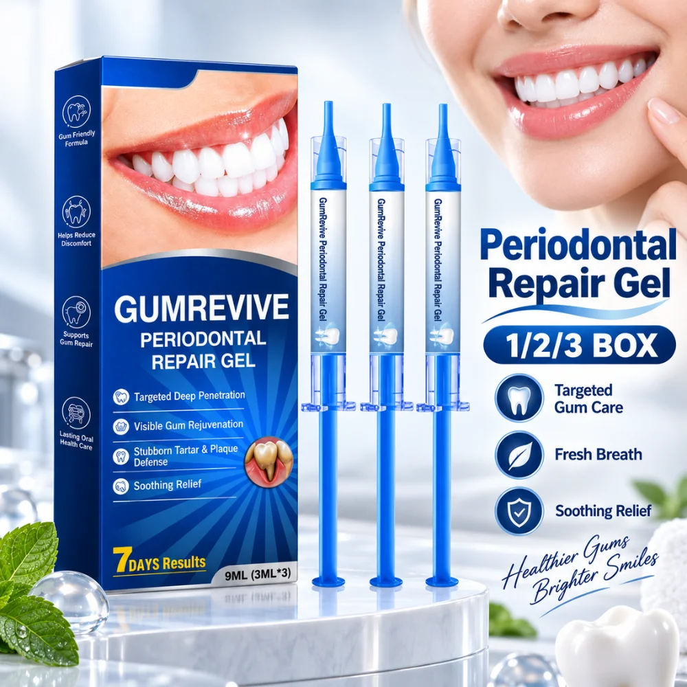 Periodontal Repair Gel 3x3ml Syringes Deep Gum Care Plaque Tartar Defense Fresh Breath Oral Hygiene Serum Care