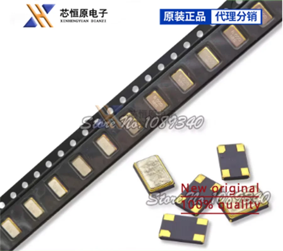 10PCS SMD 3225 SMD passive quartz crystal oscillator 8Mhz 10Mhz 12Mhz 16Mhz 20Mhz 24Mhz 26Mhz 30Mhz 32Mhz 40Mhz 48Mhz 8.000Mhz