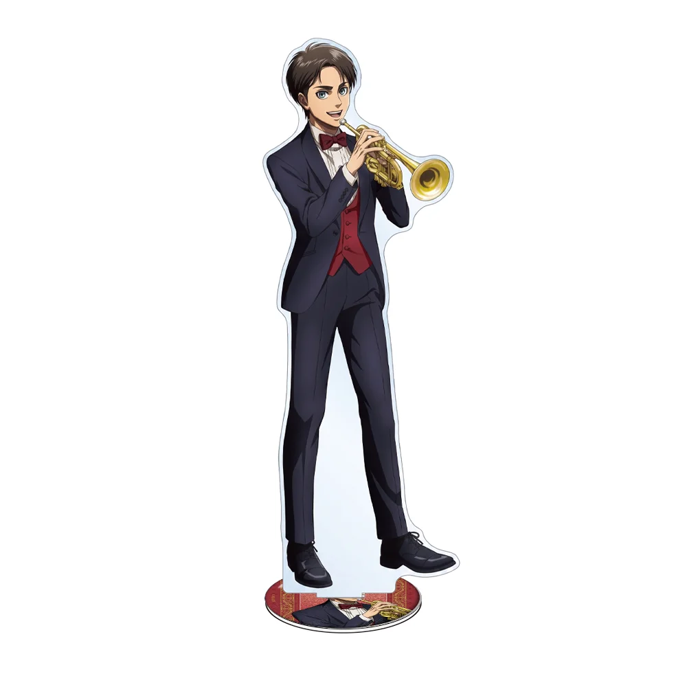 Attack on Titan Eren Levi Hans Erwin Jazz 10&15CM Acrylic Stand Keychain 2026 New Anime Stand Desk Decoration Bag Charm Pendant
