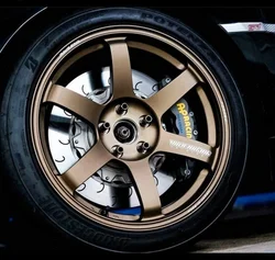 Custom offset 18 19 20 inch Bronze 5x120 5x114.3 5x112 Volk Racing Rims Te37 Alloy Forged Aluminum Wheels