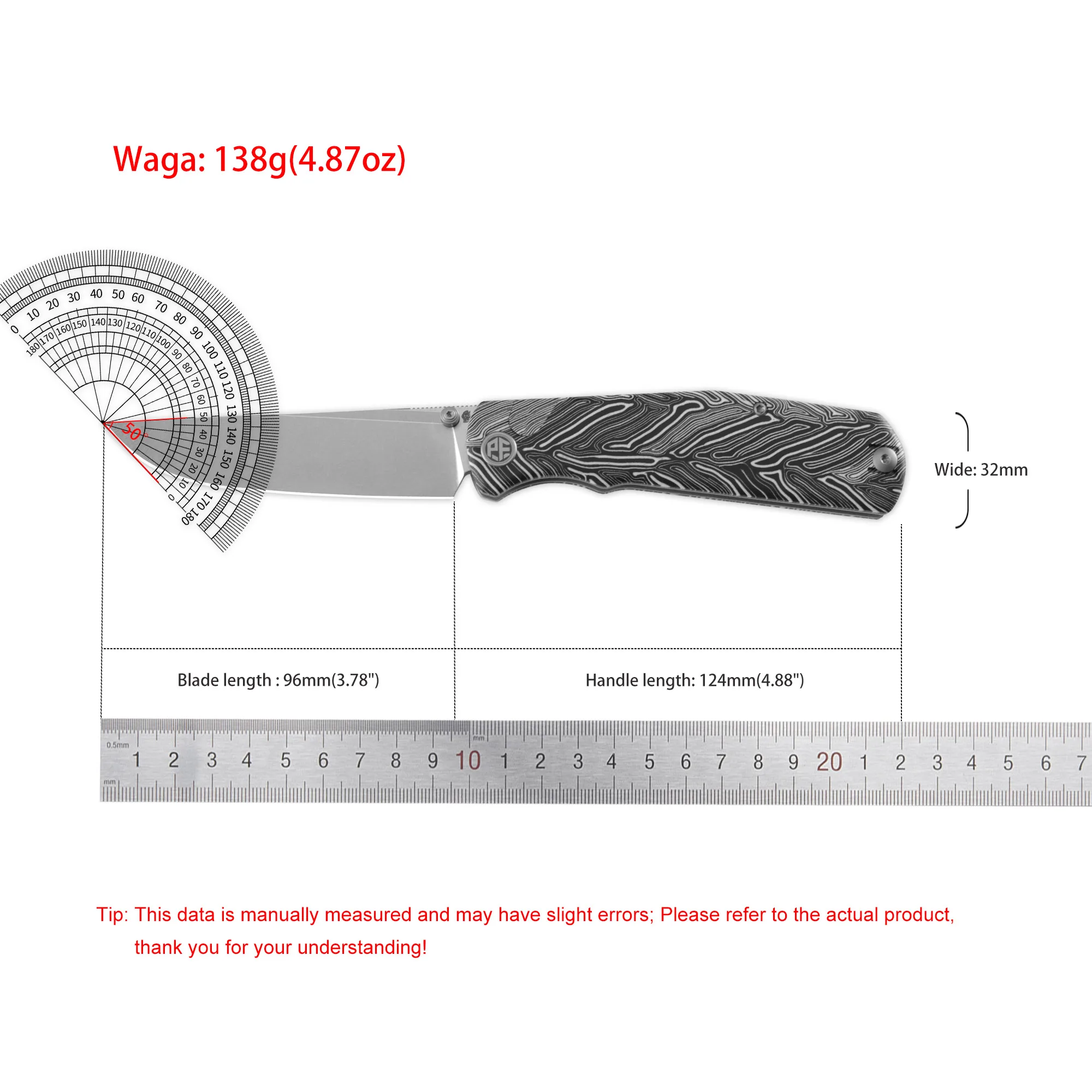 Petrified Fish PFP14 Lis Folding Knife Fishing Multifunctional Pocketknives 10Cr15CoMov Blade G10 Handle Tactical Camping Tools