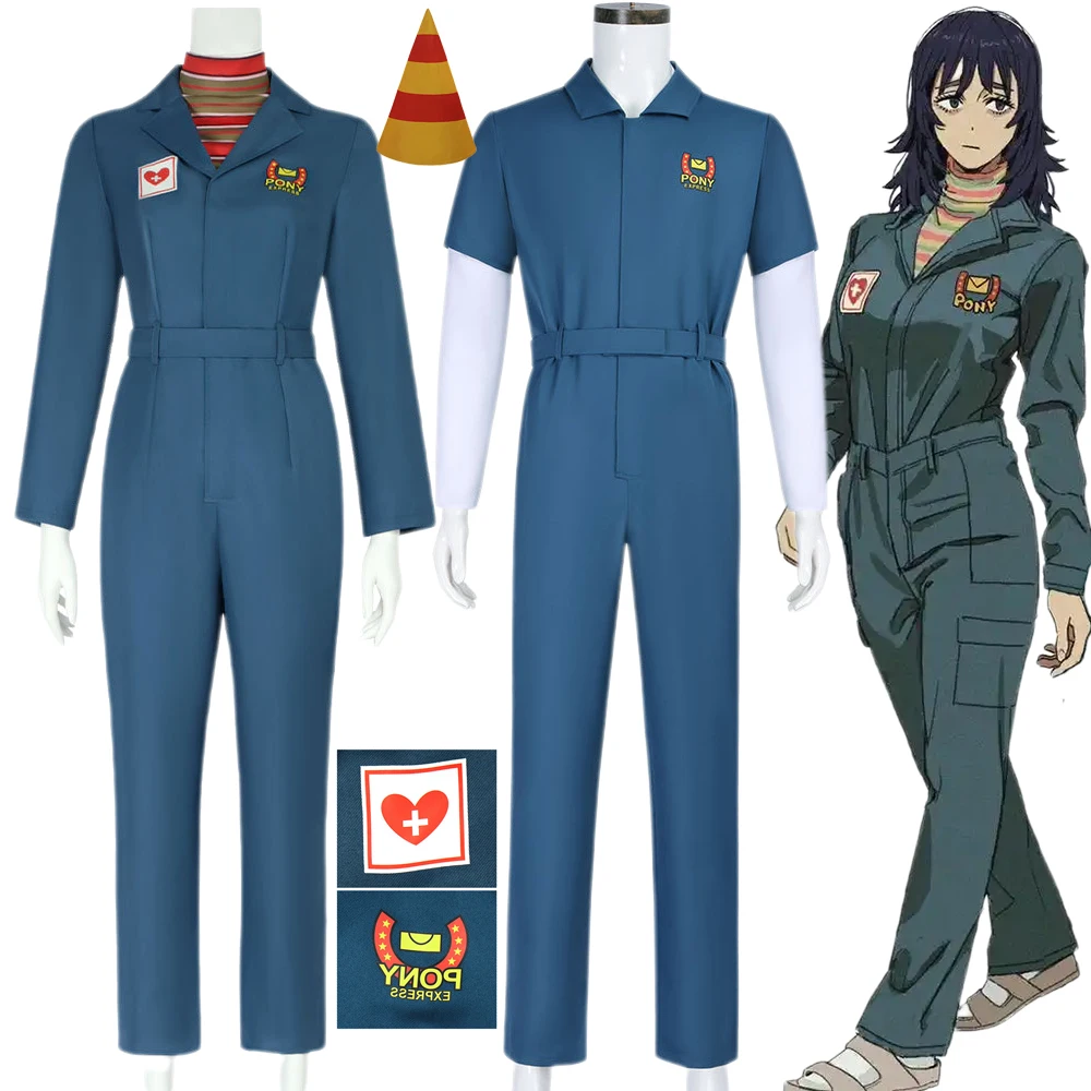 

Mouthwashing Anya Curly Daisuke Cosplay Costume Anime Wig Halloween Horror Character Zombie Full Set Women Men Adult