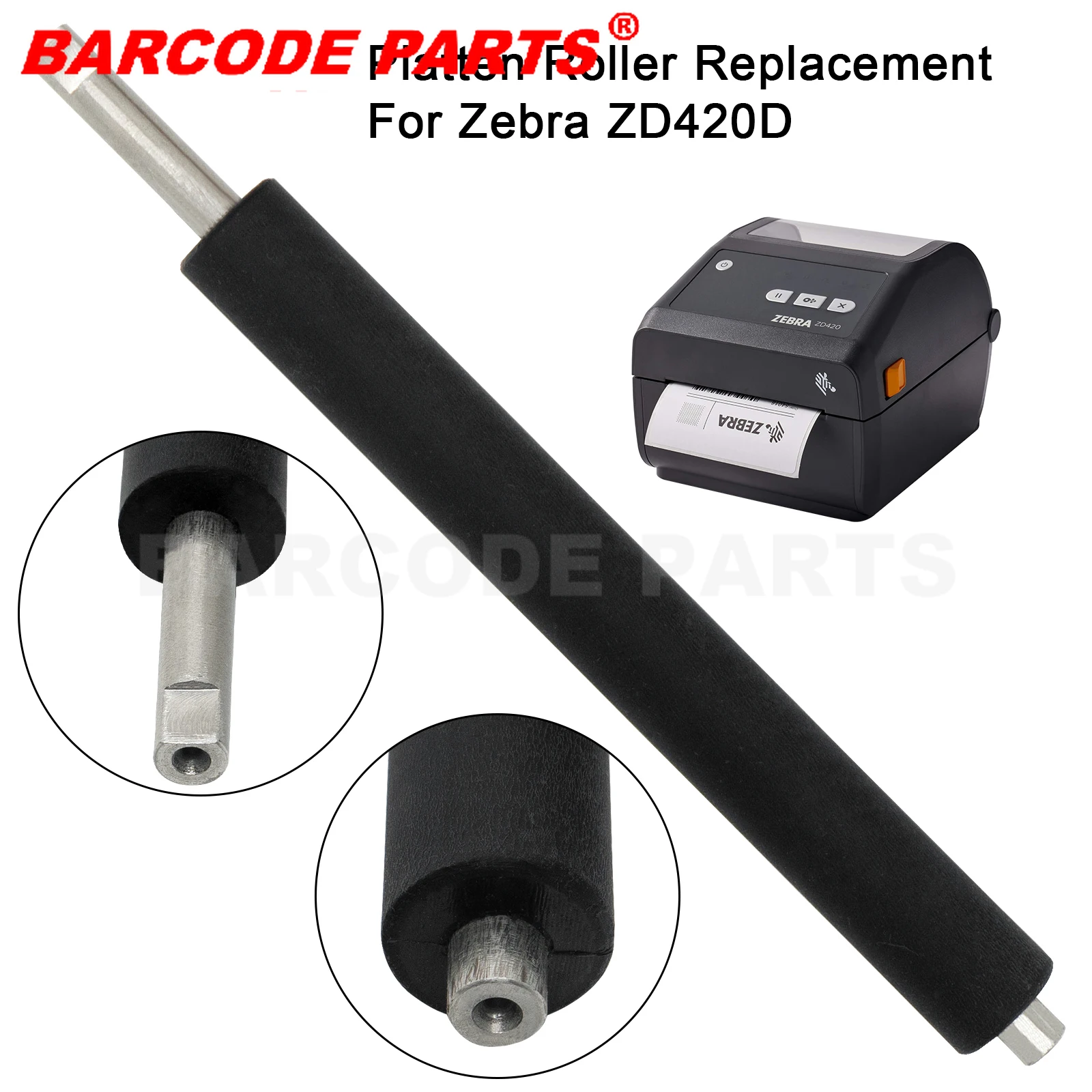 

✅Brand New Platen Roller for Zebra ZD420D ZD620D ZD621D Printer,P1080383-413✅