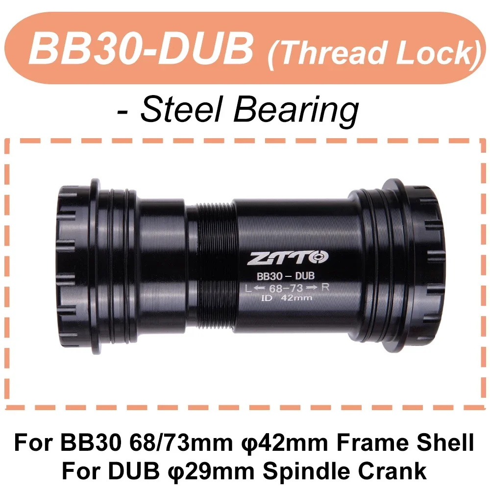 ZTTO BB DUB Fahrrad-Innenlager 29mm Kurbelachse Stahl-Keramik-Lager MTB Fahrradrahmen BSA BB86 92 BB386 BB30 PF30 T47 PF79 – Detail 11