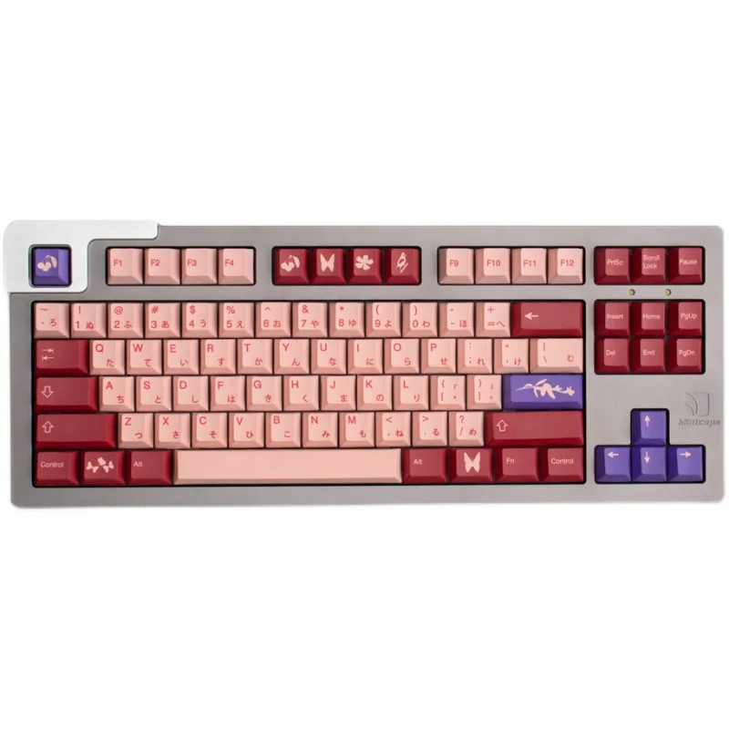 

GMK Blossom Keycaps Pink Original Factory Height PBT Sublimation Large Full Set Mechanical Keyboard 87/980