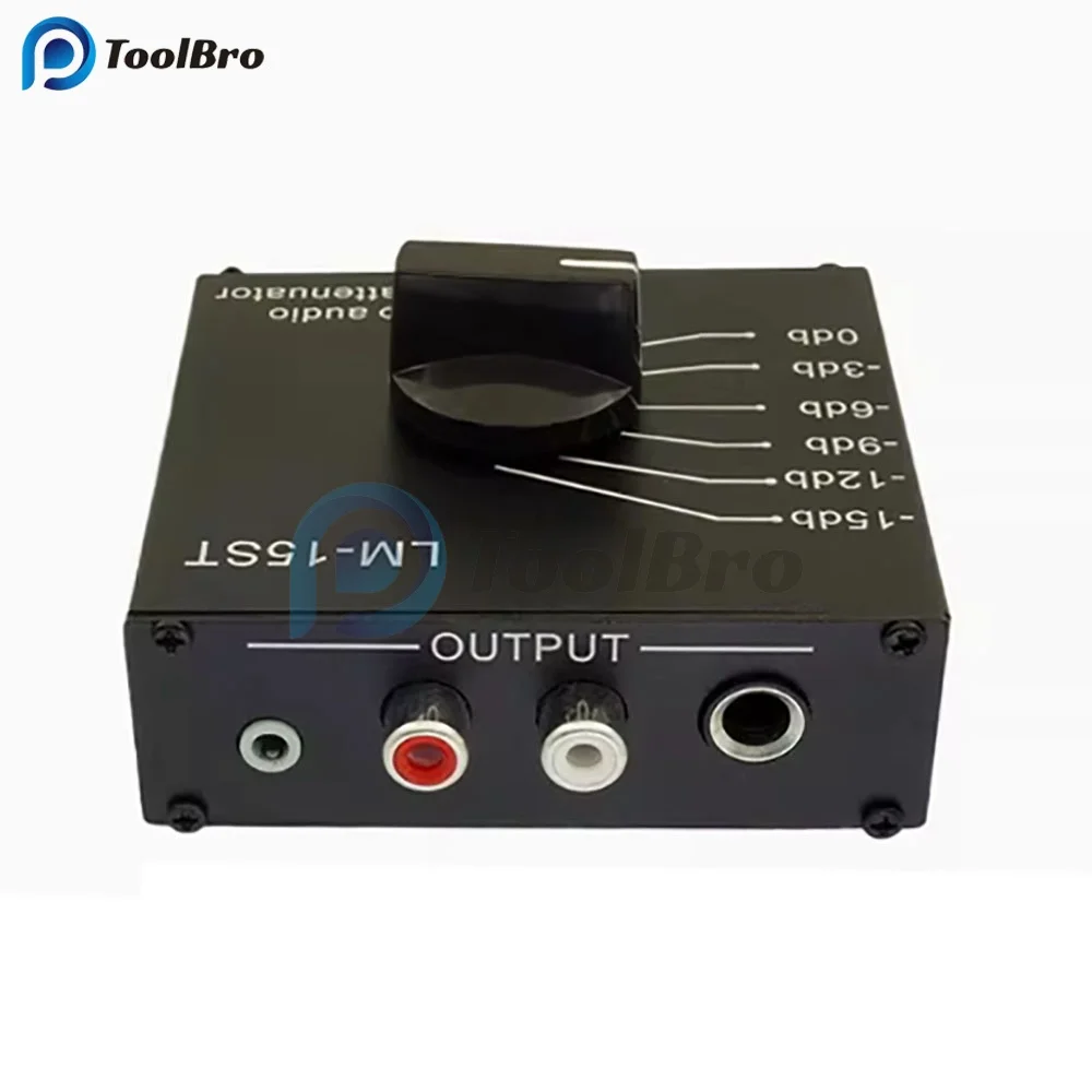 Attenuatore Passivo Audio Multifunzionale -40db-15db Controllo Volume Audio Regolabile Cavo di Uscita 6,5 Mm 3,5 Mm Attenuatore Passivo Audio Multifunzionale -40db-15db Controllo Volume Audio Regolabile Cavo di Uscita 6,5 Mm 3,5 Mm