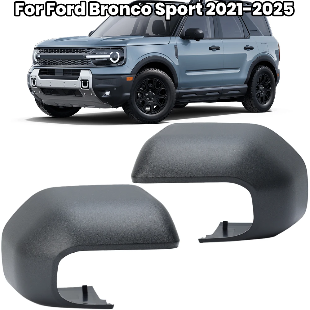 

Крышка зеркала заднего вида для Ford Bronco Sport 2021-2025 для Ford Maverick 2022-2025, текстурированная черная с пряжкой, автомобильные аксессуары