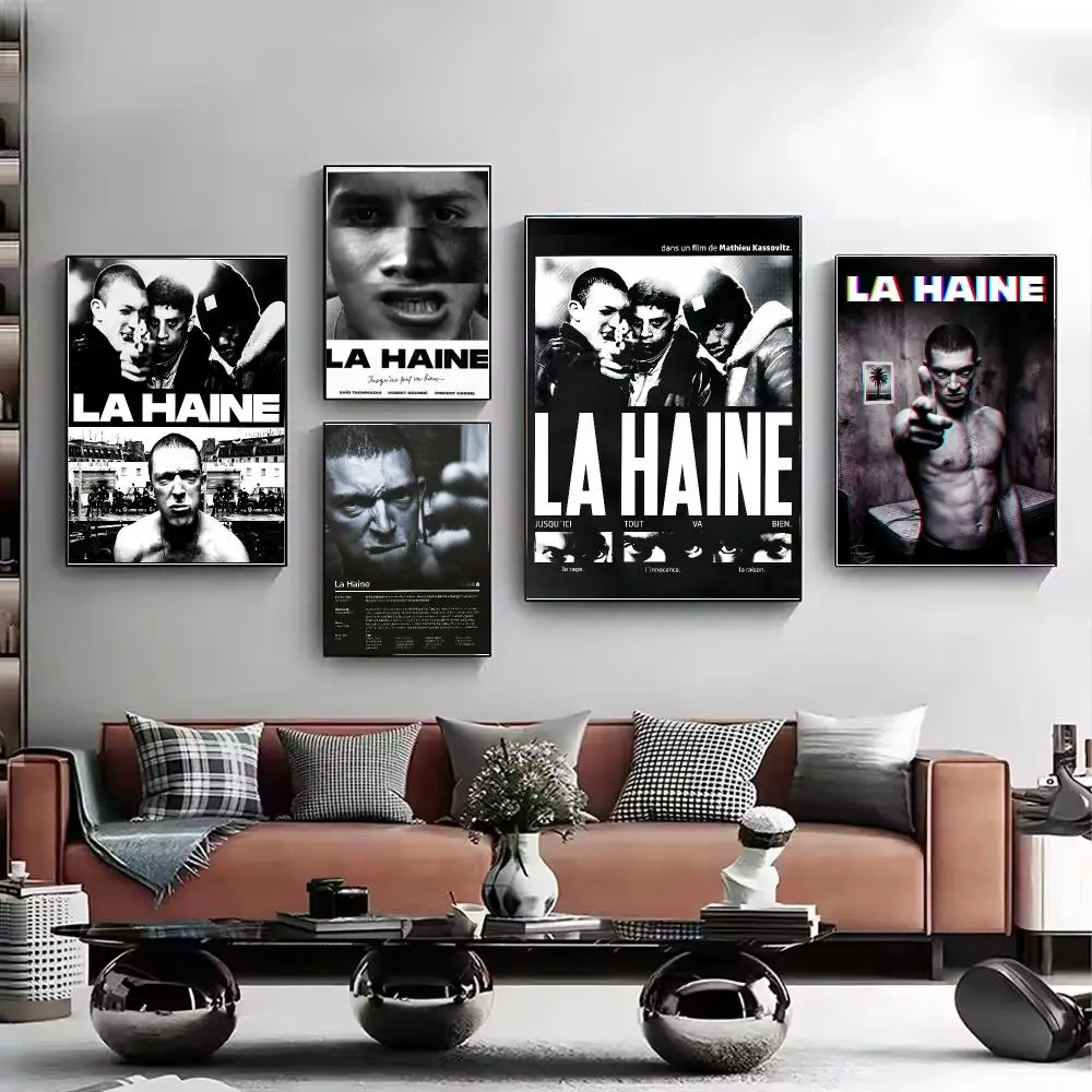 Movie La Haine 1995 Poster Stylish Wall Art Print for Living Room Bedroom Study Office Café Home Decor Modern Gift