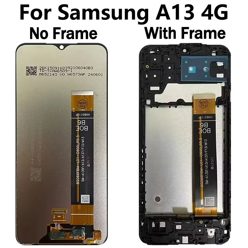 High Quality For Samsung A13 4G 5G LCD Display Touch Screen Digitizer Assembly For Samsung A13 LCD A135 A135F A137 A136U
