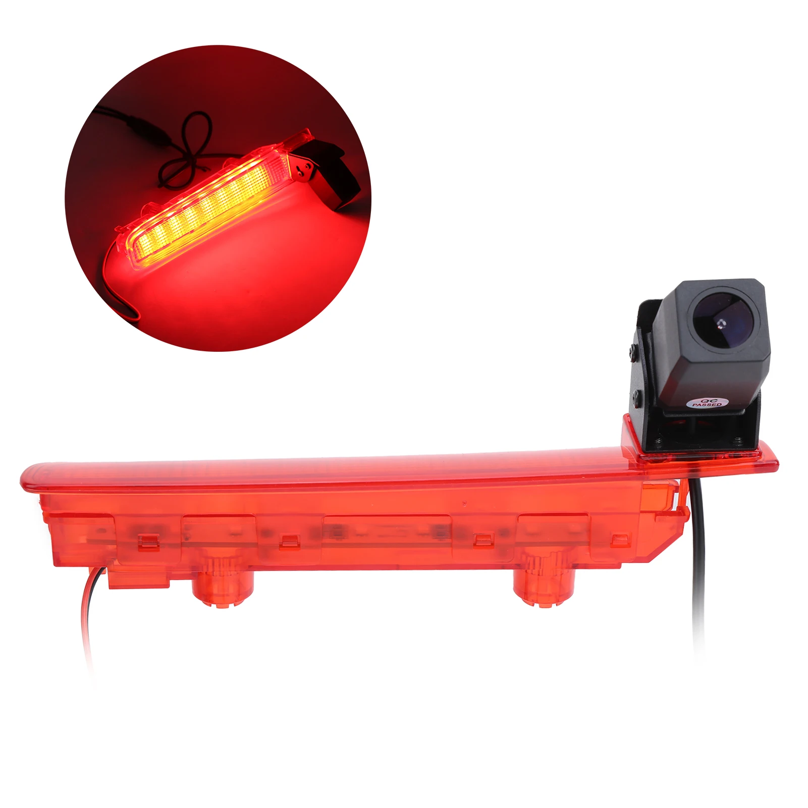 

Brake Light Backup Camera Light Backup Camera LED Waterproof Fit for Transporter T5 T6 Van 2010‑2019 Rear Camera Car Accessory