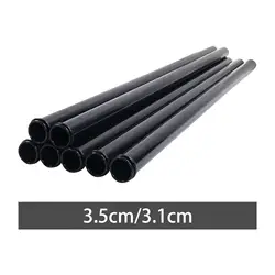 7Pcs Golf Club Tube Black Portable Golf Bag Tubes 34inch Length Protection Club