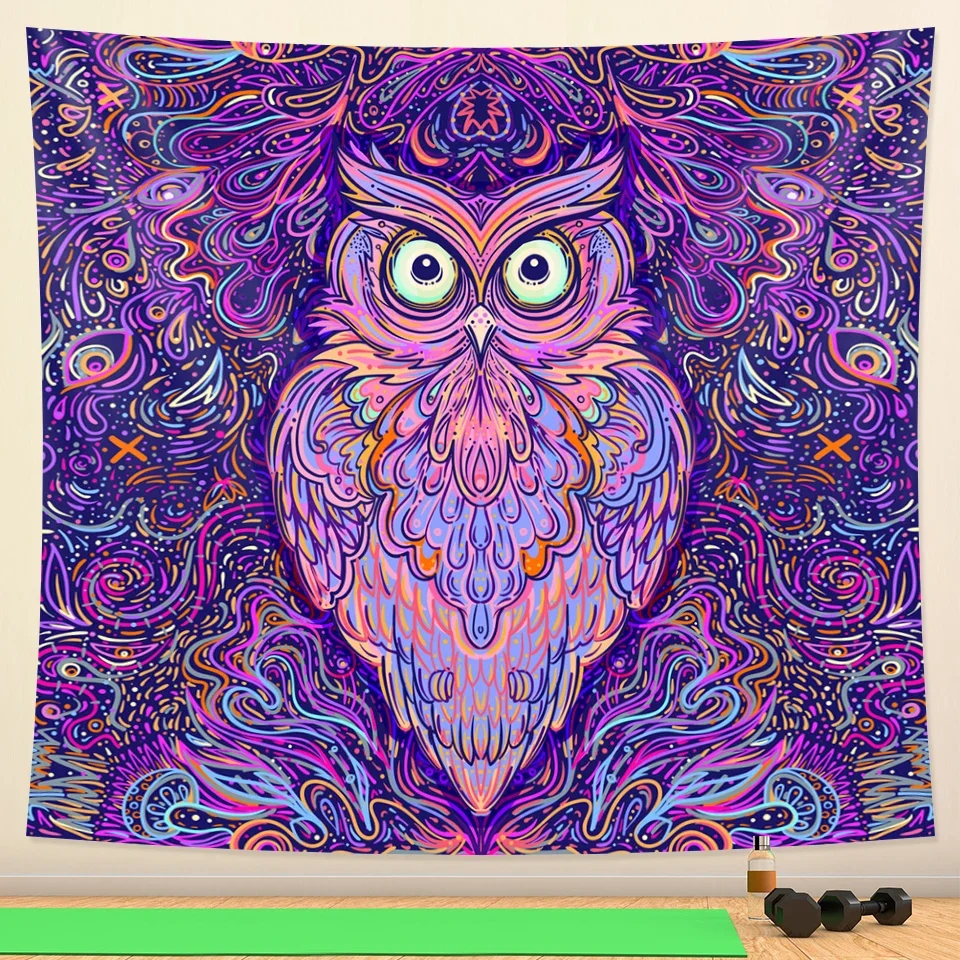 Psychedelic scene animal tapestry tapestry Mandala home decoration bedroom sheet Bohemian decorative sofa blanket yoga mat