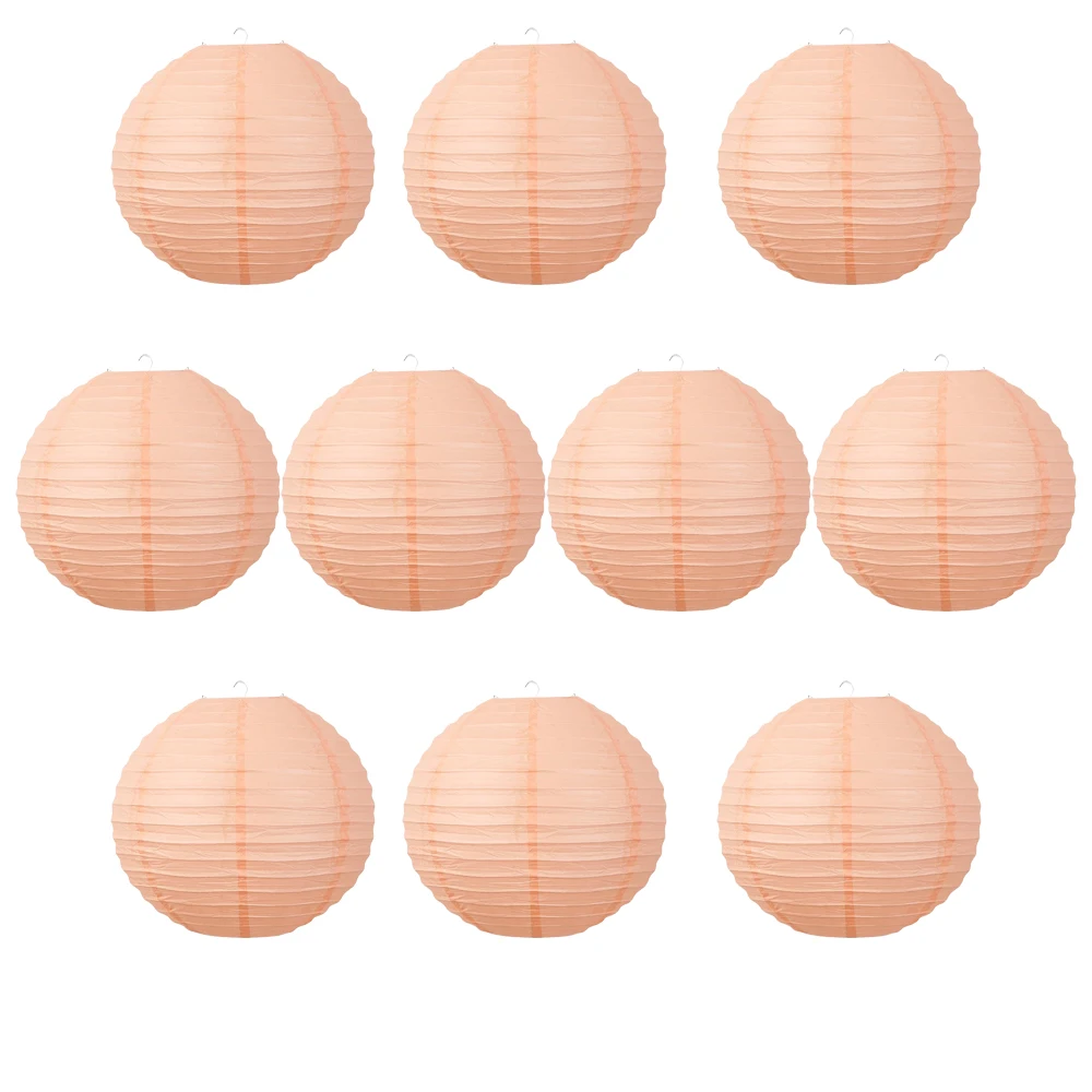 10 Pc Peach Paper L…