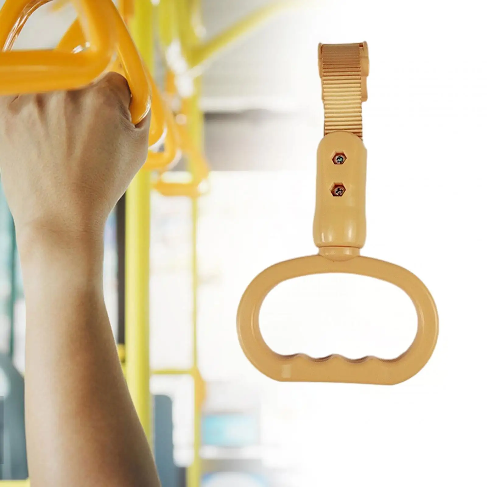 Bus Handle Strap ABS Plastic Non Slip Hand Grip Interior Accessory Replacement for Public Transport