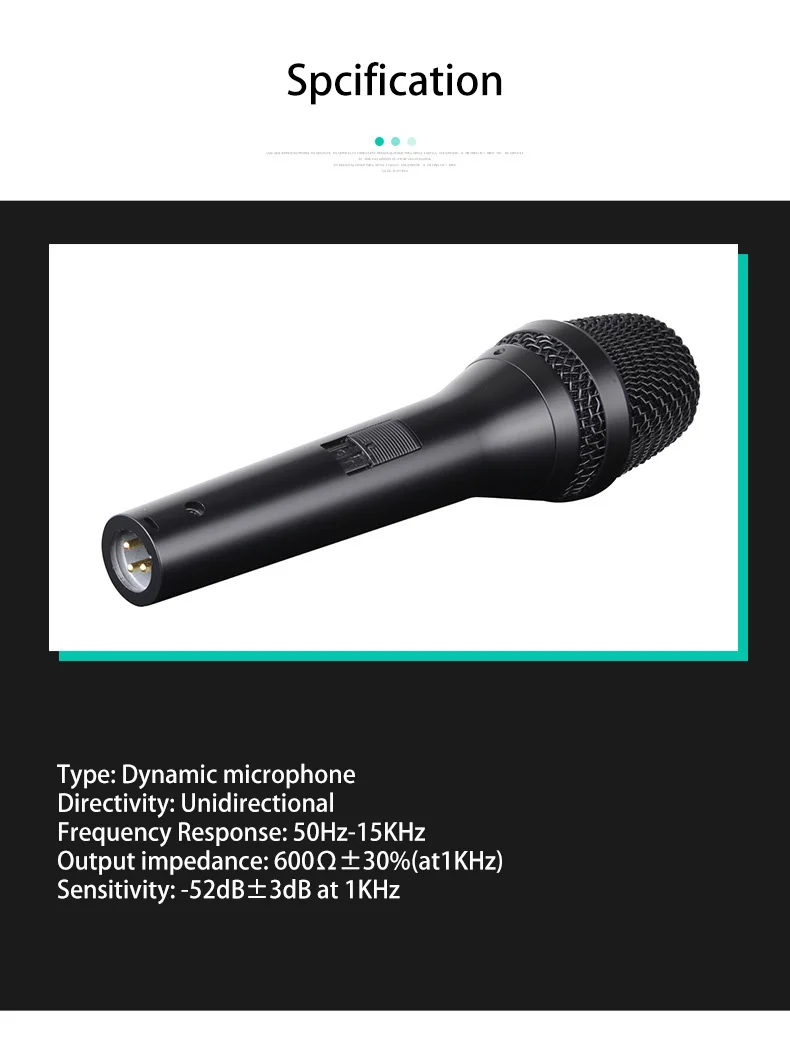 Profesjonalny mikrofon GAM-D7 o wysokiej jakości dźwięku i czystym brzmieniu do występów na świeżym powietrzu, transmisji na żywo i wywiadów.