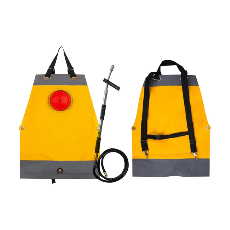 Portable Durable 20L Yellow Backpack Sprayer with PVC Construction, Fine Water Mist System for Outdoor Use