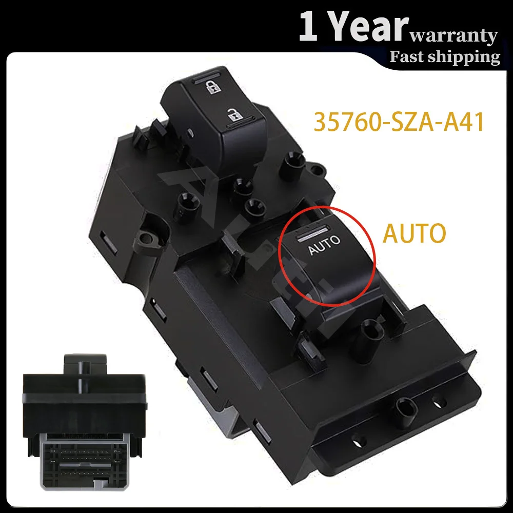 

Для Honda Pilot 2012-2013 2014 2015 передняя левая сторона пассажира электрический переключатель стеклоподъемника кнопка управления 35760-SZA-A41