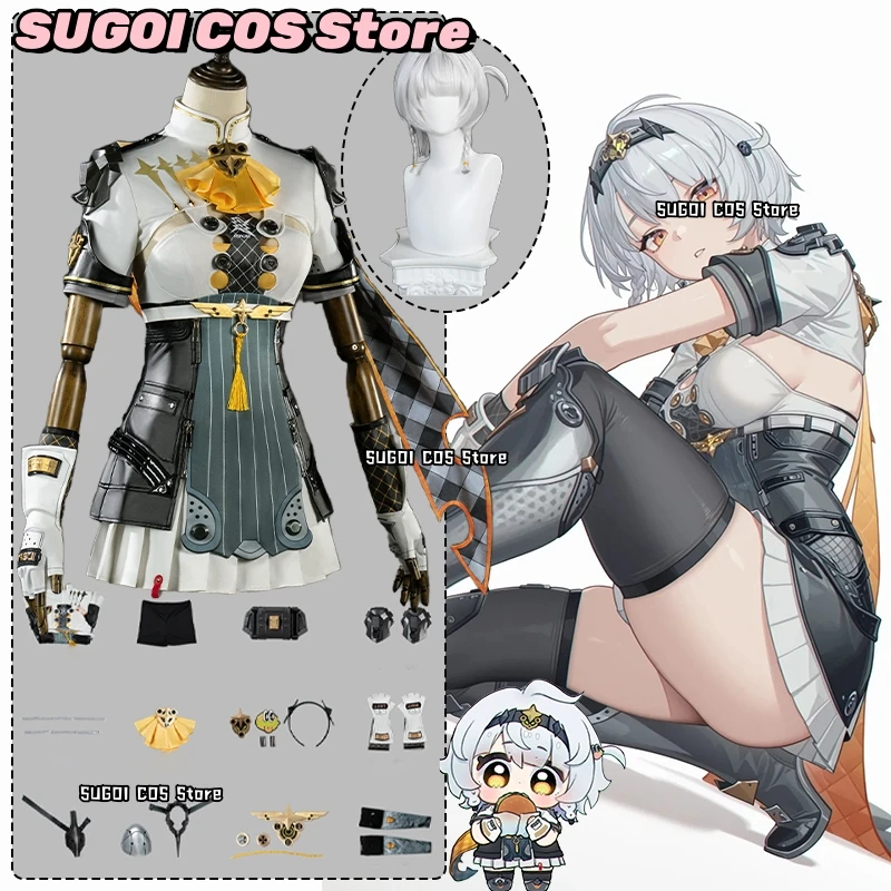 

Zenless Zone Zero Soldier 0 - Anby Cosplay Costume Sexy Slim Fit Dress Combat Uniforms Game zzz Role-playing Woman costume S-2XL