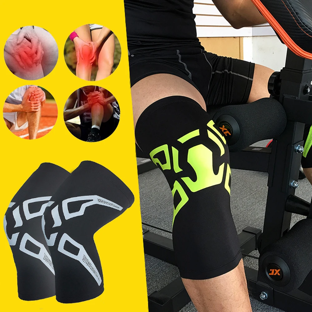 1 PCS Compression Knee Brace for Knee Pain Relief, Meniscus Tear, Knee Support Pads for Working Out, Arthritis, ACL, Running,Gym