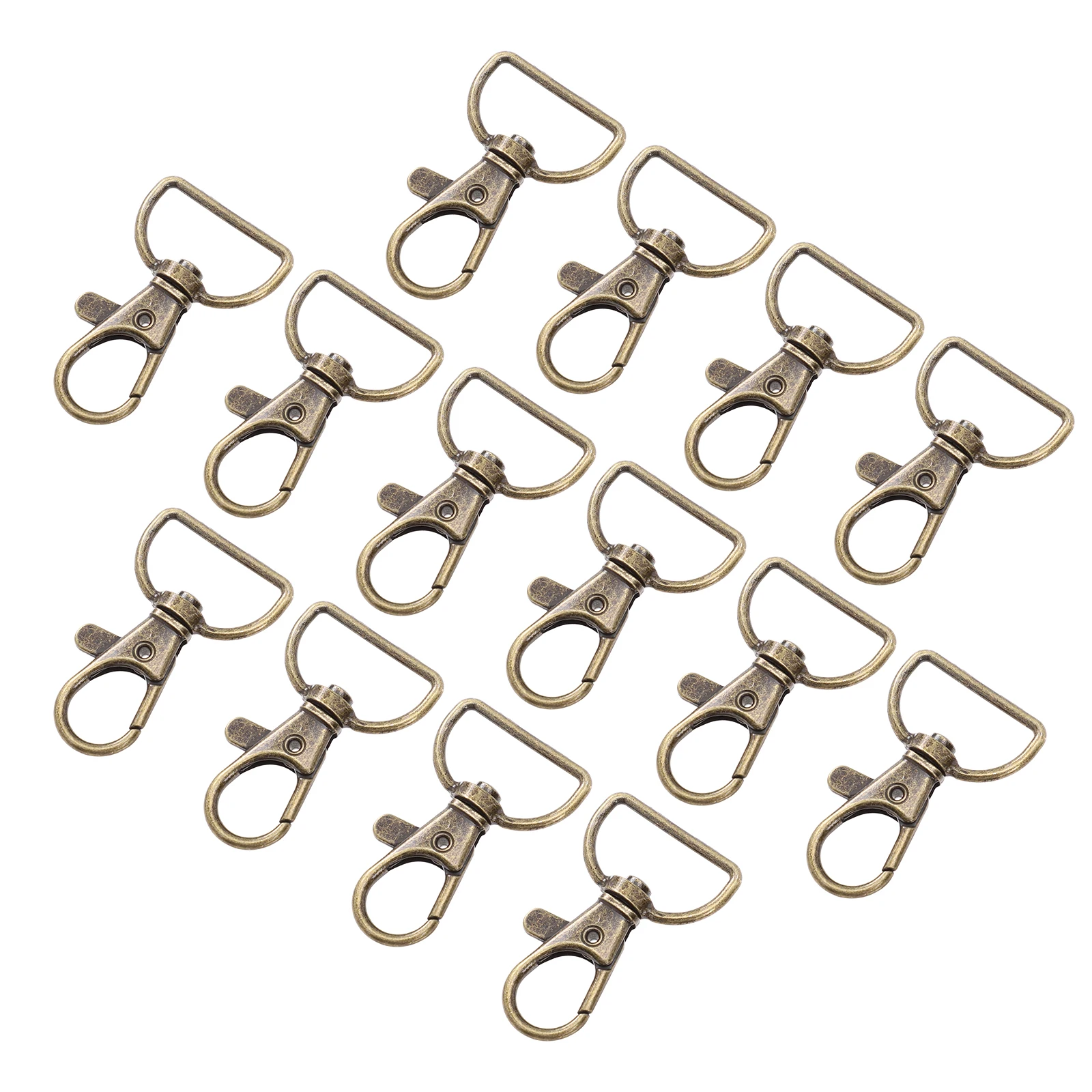 

35 Pcs Rotating Keychain Lobster Claw Clasp Clasps Alloy Buckle Snap Hook Lanyard Hooks Metal Aluminum Small