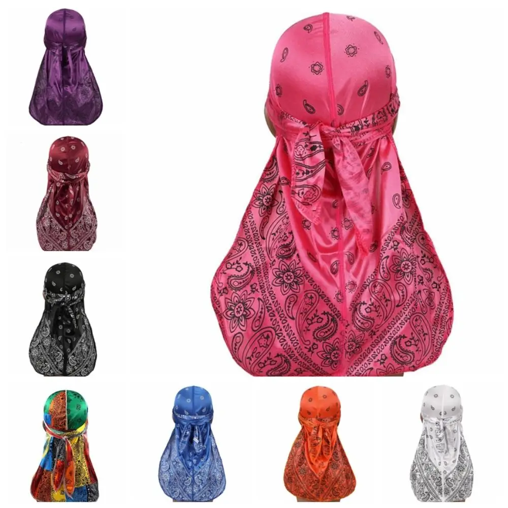 Neck Cover Breathable Long Tail Pirate Hat Quick Dry Dustproof Banded Headscarf Hat Sun Protective Warm Camping