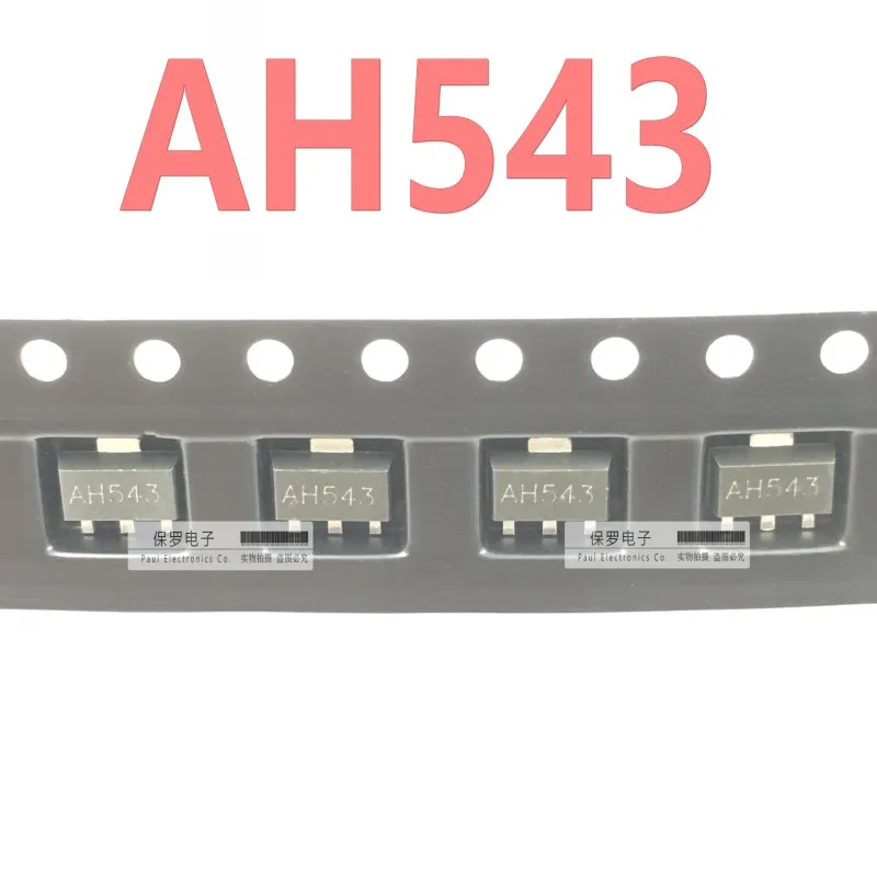 10Pcs/AH543 SOT-89 SMD, Unipolar Hall Switching Element 543 Hall Sensor, New Original