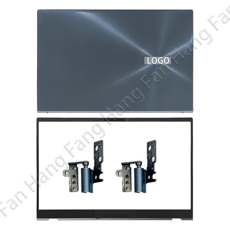 Imagem -06 - Capa Traseira para Asus Zenbook 14 Base Traseira Moldura Frontal Dobradiças Peças do Laptop Top Case Substituição da Habitação Ux425 Ux425j Novo