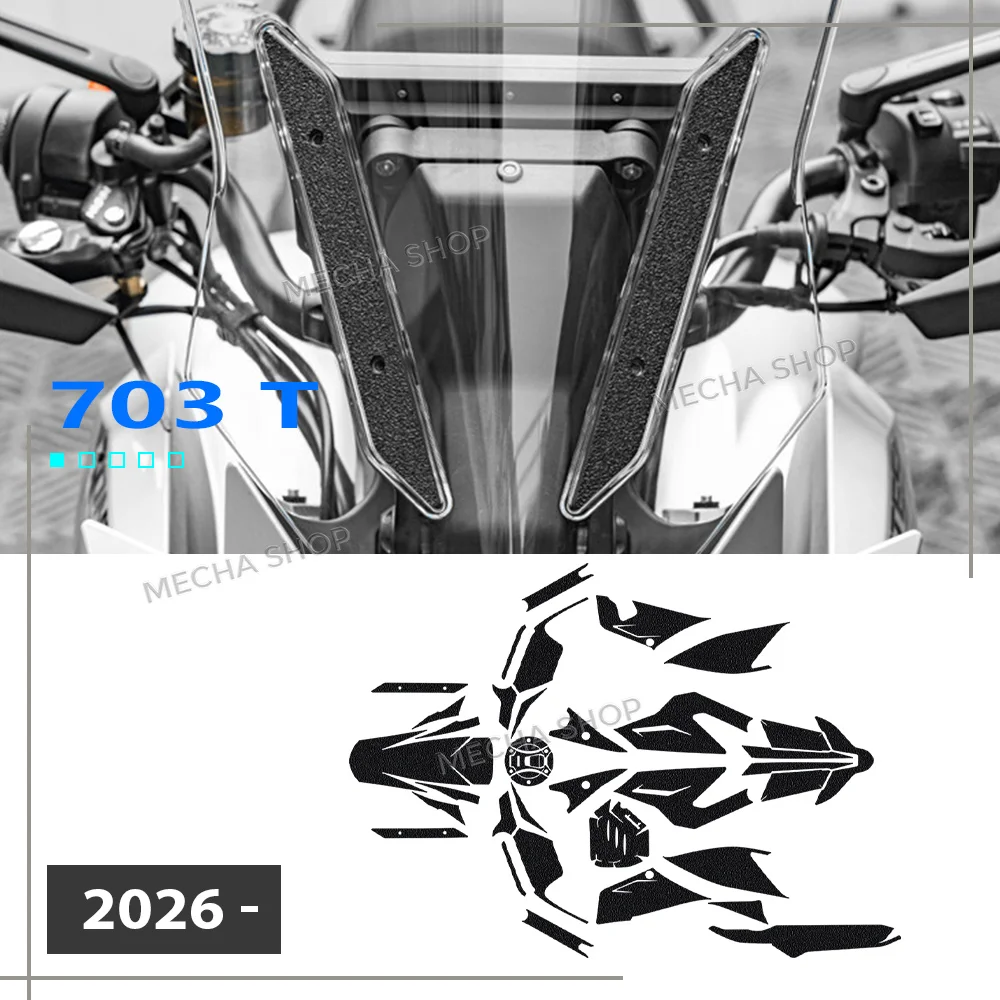 

Наклейка на бак мотоцикла, защитные наклейки на топливный бак, наклейка против царапин для Zontes 703T ZT 703 T 2025 2026