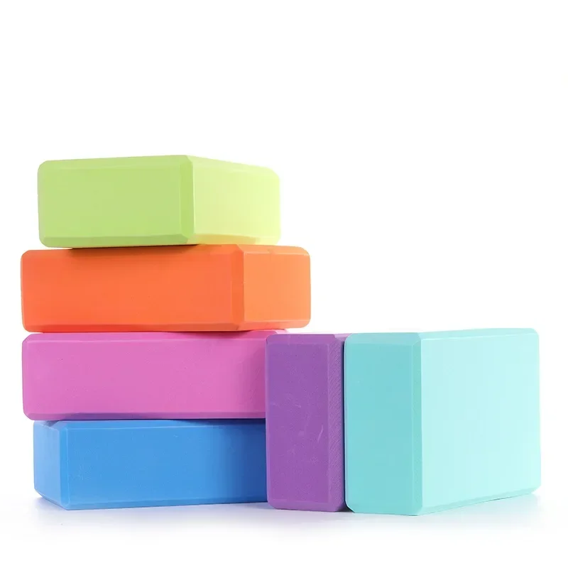 Gym Blocks Foam Brick Training Exercise Fitness Set Tool Yoga Bolster Pillow Cushion Stretching Body Shaping yoga blocks