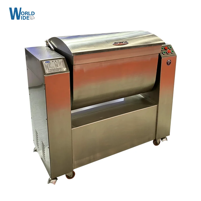 GOOPIKK Commercial Dough Mixer 75KG Kneading Capacity Pizza Bread Dough Mixer Horizontal Mixer Machine For Industrial