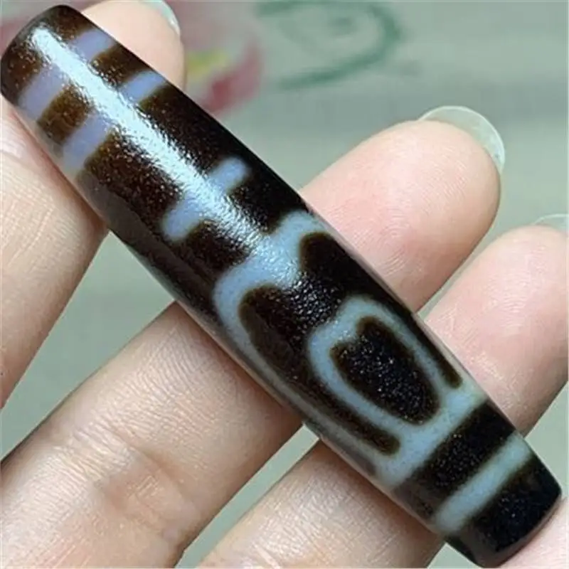 Thing One Picture Natural Agate Genuine Ancient High Oil Jadified Aquarius Dzi Pendant Clavicle Crafts Ornament - Image 6