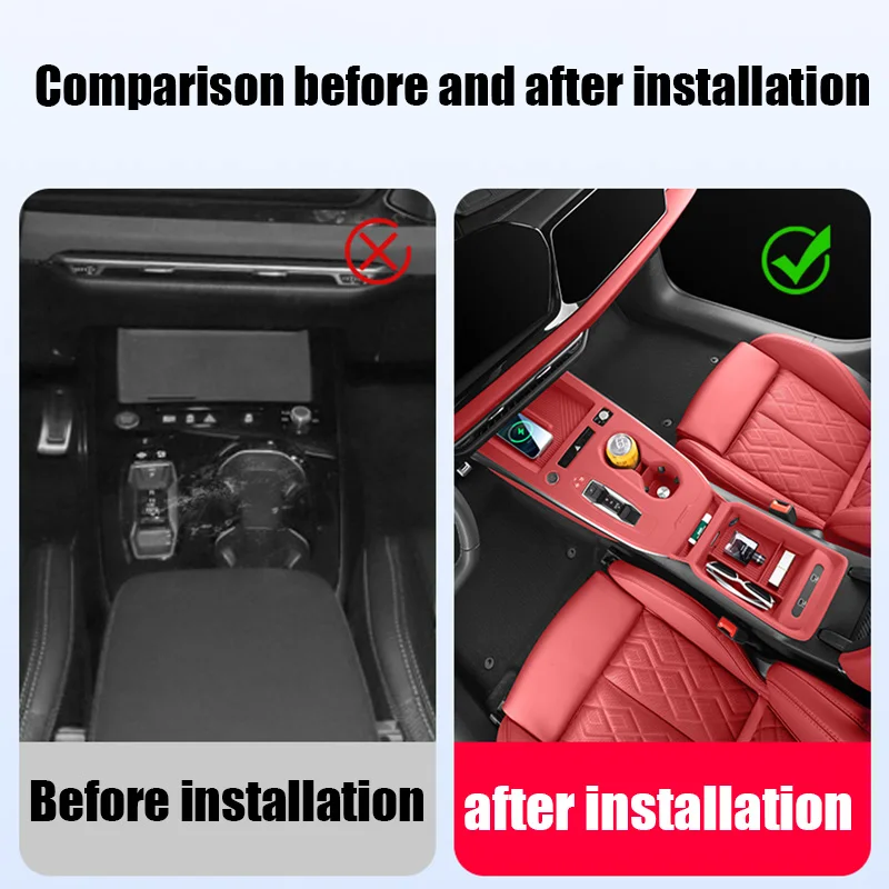 For Audi A5 B10 A5 sportback 2025 2026 All inclusive silicone protective pad for central control gear shift panel