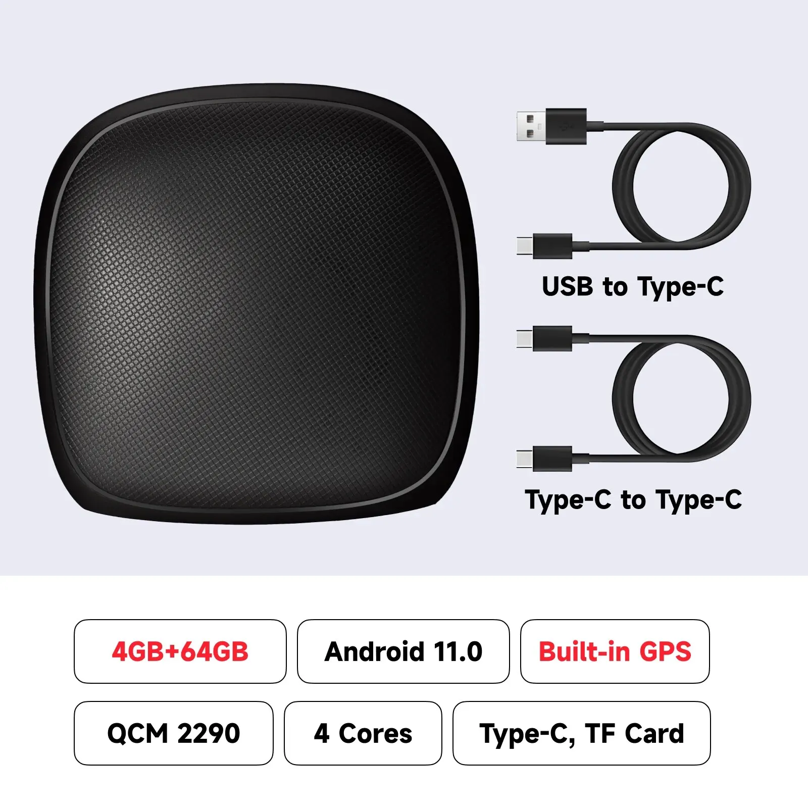 CarPlay Ai Box 8 + 128G Android 13 Draadloze Carplay Android Auto QCM6125 8-Core CPU 4G LTE voor VW Audi Kia Fiat