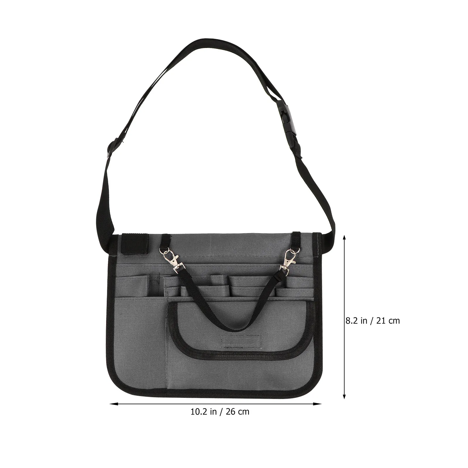 1Pcs Tool Storage Bag Tear Resistant Oxford Cloth Nurse Waist Pack Waterproof Slim Multi-Compartment for Hiking Travel
