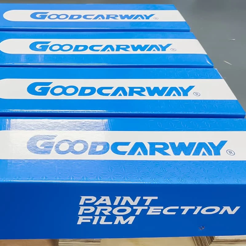

Goodcarway USA Quality Transparent Stick High Hydrophobic PPF Film Self Healing Yellow Car Paint Protection Film TPU
