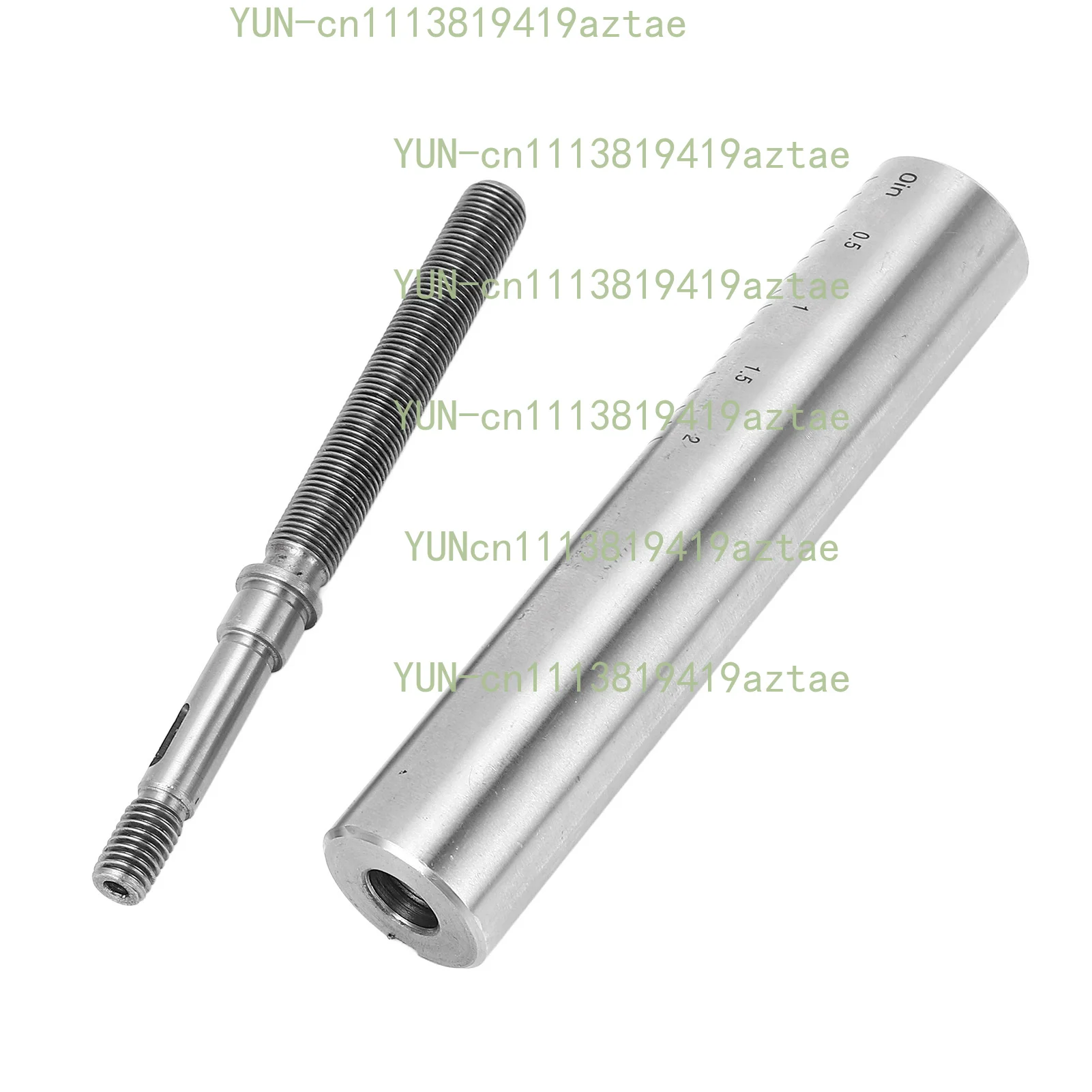 Lathe Tailstock Sleeve MT2 Tapered Tailstock Extension Sleeve with M10x1.0 Screw for MX 210 WM 210 8x16 220x400 220x600 220x750