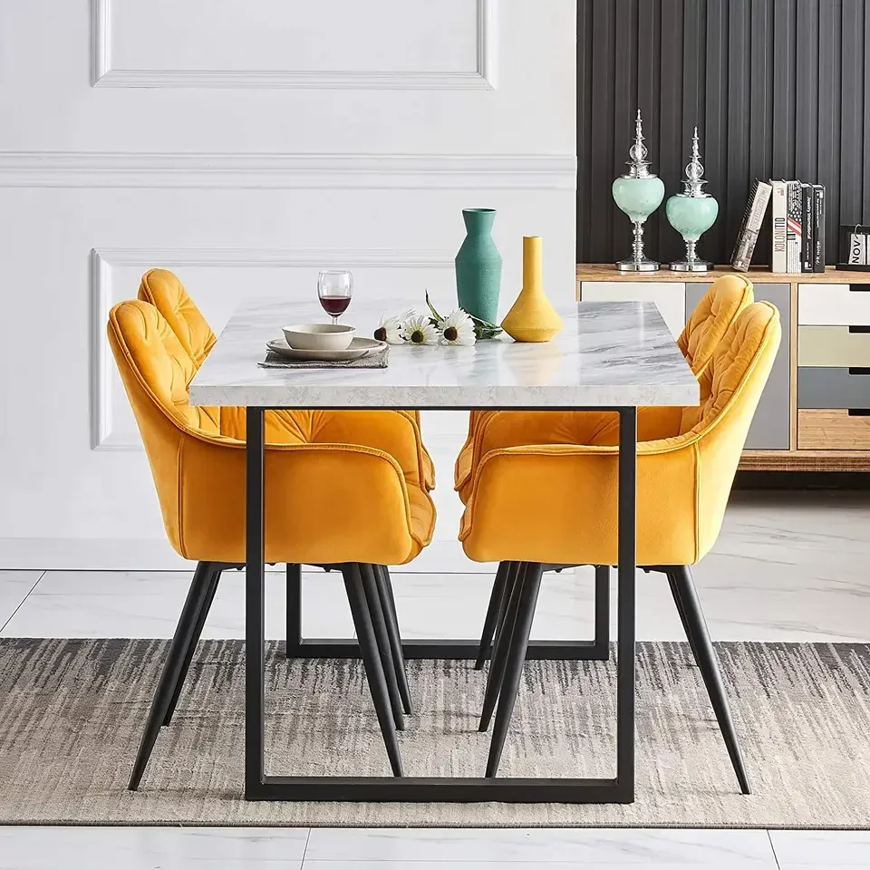 For  Wholesale OR1 Modern Luxury Upholstered Nordic Velvet Dine Restaurant Dining Room Chairs for Restaurant