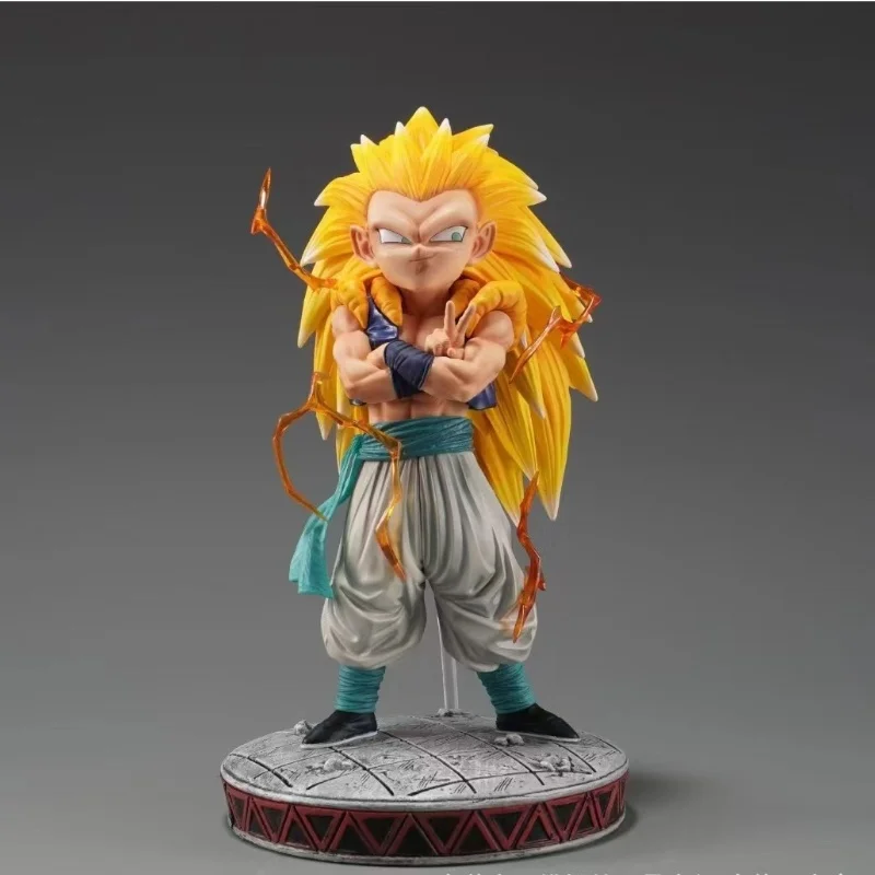 

Dragon Ball аниме периферийные устройства Gk резонанс Super Saiyan 3 Gotenks Super Saiyan фигурка модель настольное украшение орнамент Collectib